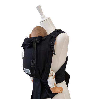 Storchenwiege Talemo Half-Buckle Babytrage – Leo Schwarz
