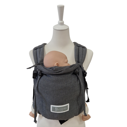 Storchenwiege Valeno Full-Buckle Babytrage – Graphit