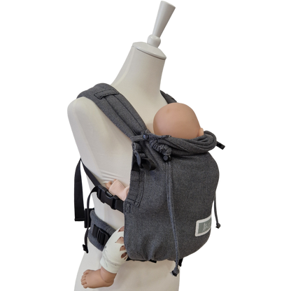 Storchenwiege Valeno Full-Buckle Babytrage – Graphit