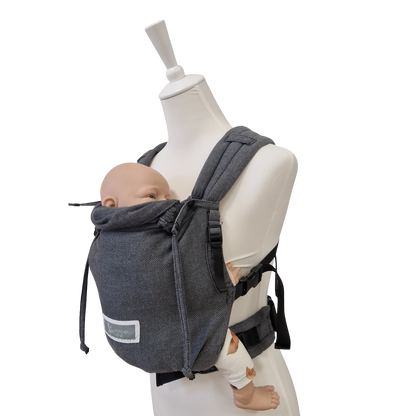 Storchenwiege Valeno Full-Buckle Babytrage – Graphit