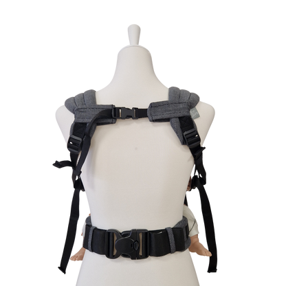 Storchenwiege Valeno Full-Buckle Babytrage – Graphit