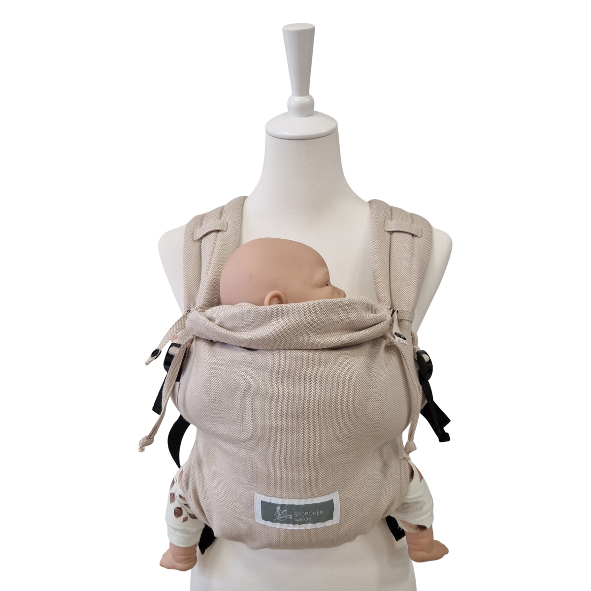 Storchenwiege Valeno Full-Buckle Babytrage – Mondstein