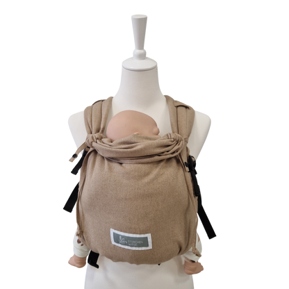 Storchenwiege Valeno Full-Buckle Babytrage – Sand
