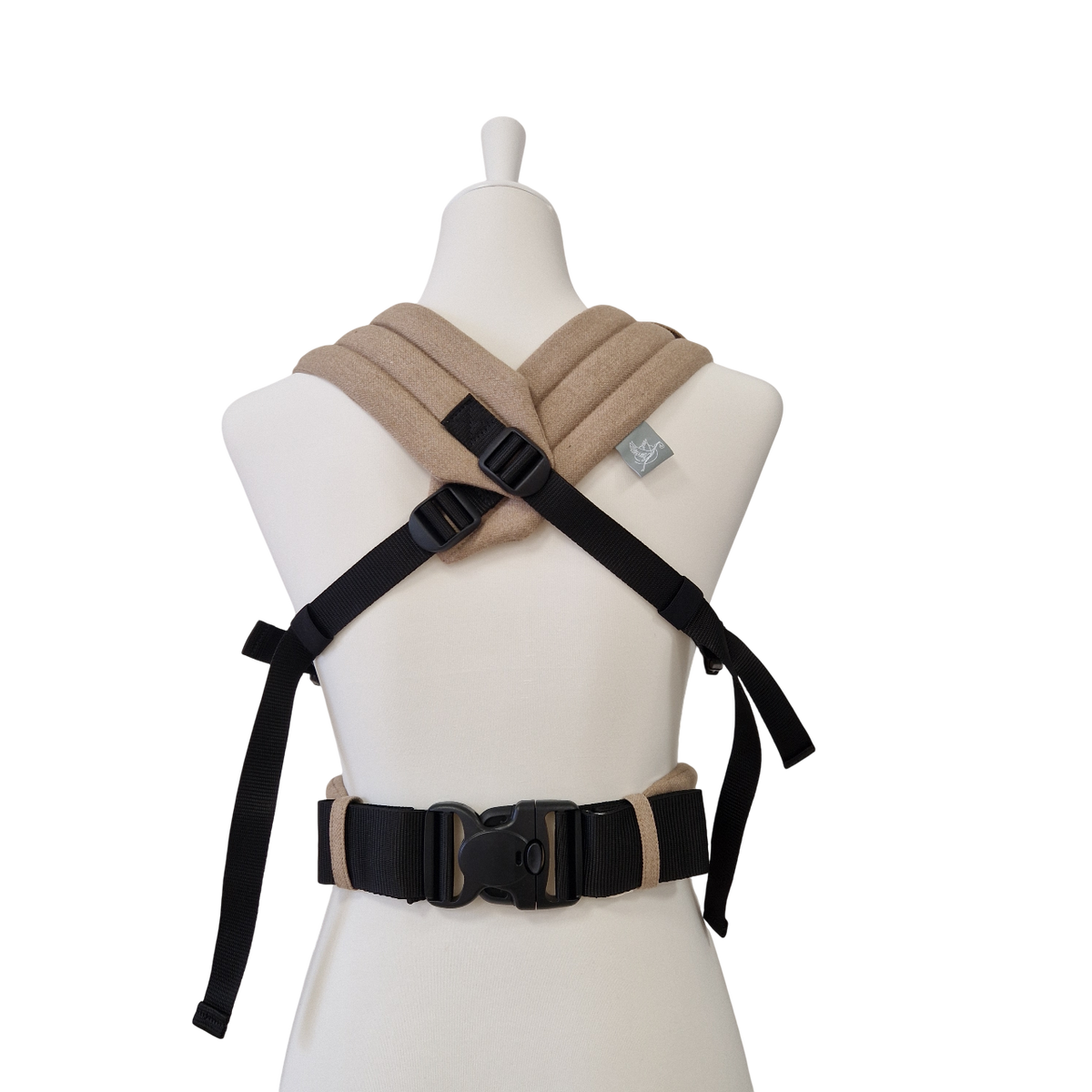 Storchenwiege Valeno Full-Buckle Babytrage – Sand