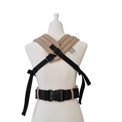 Storchenwiege Valeno Full-Buckle Babytrage – Sand
