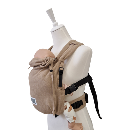 Storchenwiege Valeno Full-Buckle Babytrage – Sand
