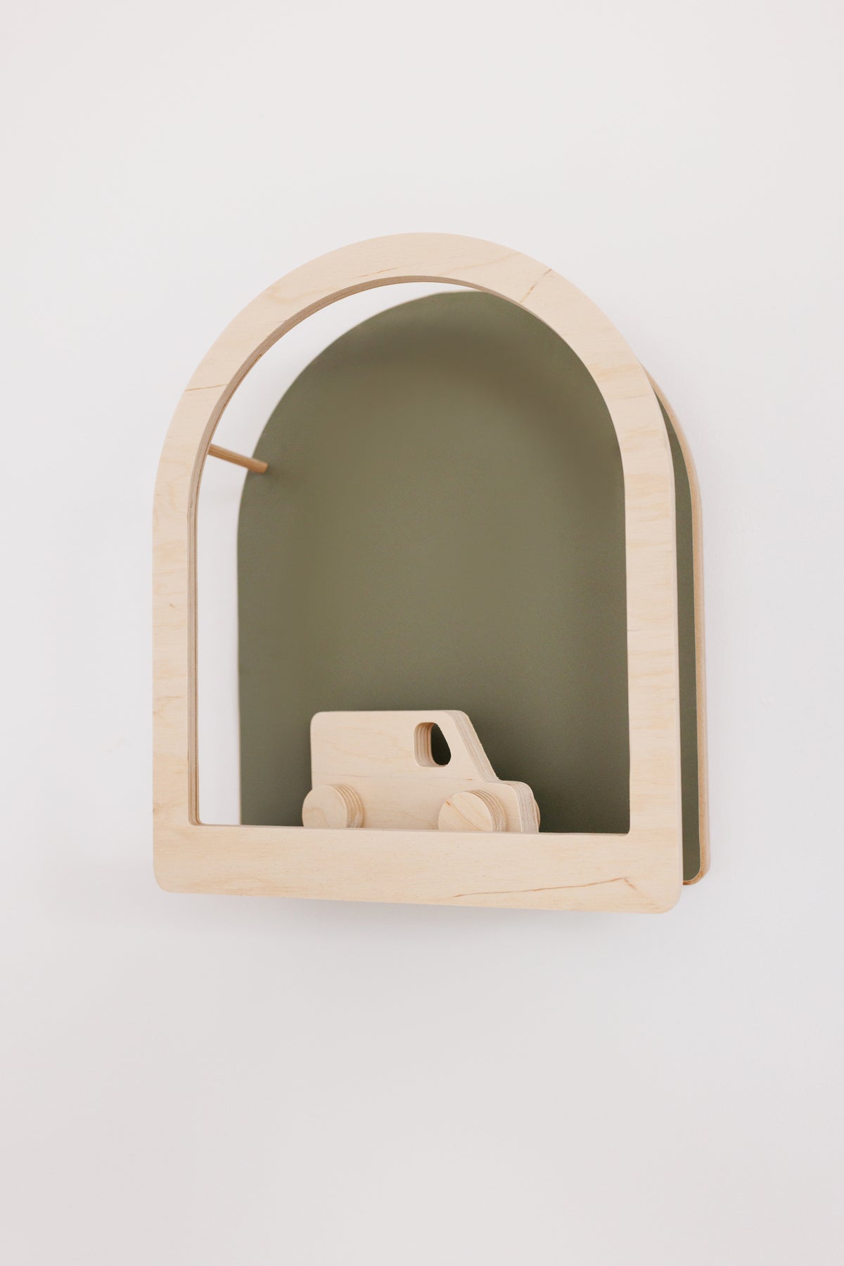 BabyWood Montessori Hanging Shelf WAVE L - Natural