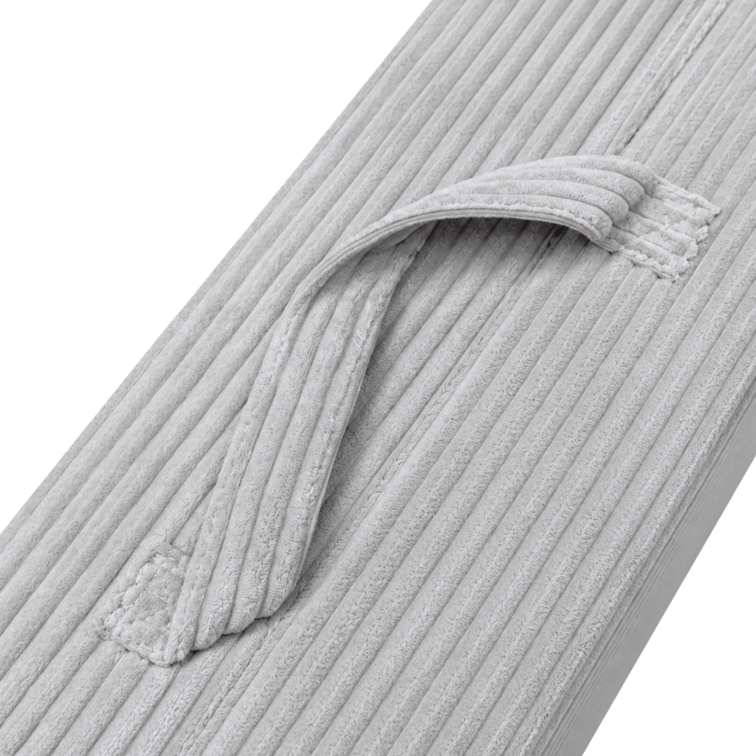 Design4Kids 3-in-1 Kindersessel Cord Grande 80x80 cm - Faltbare Kindercouch &amp; Spielmatratze