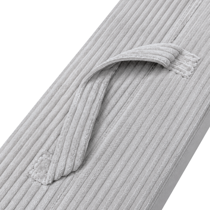 Design4Kids 3-in-1 Kindersessel Cord Grande 80x80 cm - Faltbare Kindercouch &amp; Spielmatratze