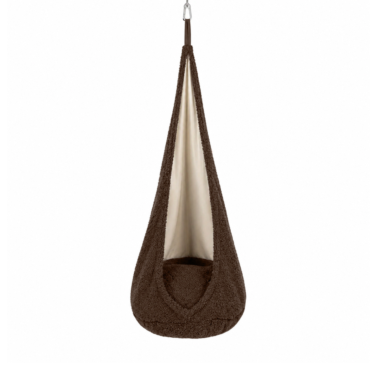 MeowBaby Hängesessel Cocoon Bearly – Dark Chocolate