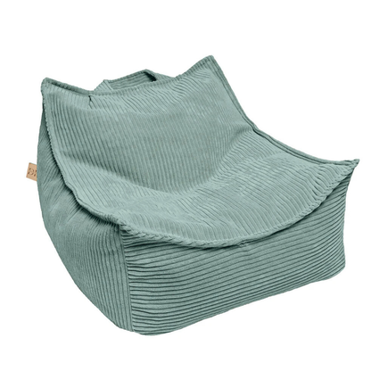 Design4Kids Kindersessel Jewel Cord eckig Cozy Mint