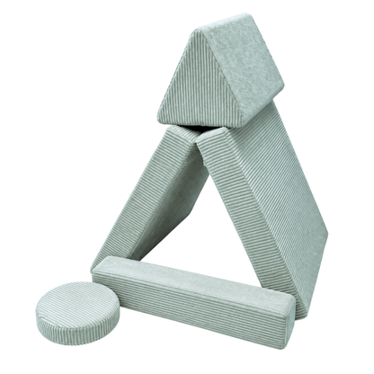 Design4Kids XXL 3-in-1 Kindersessel Cord Grande, 86x86 cm - Faltbare Kindercouch &amp; Spielmatratze