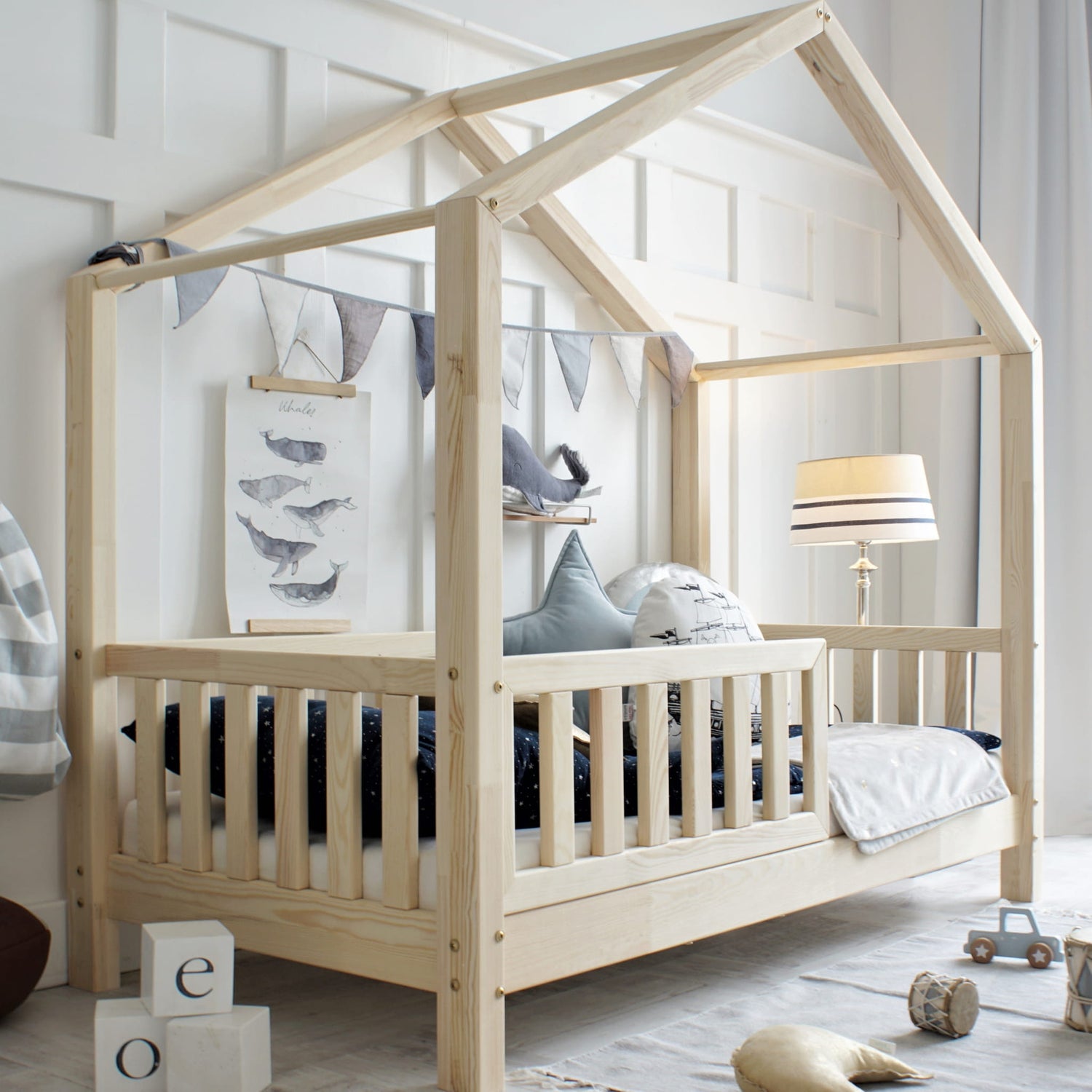 eng_pl_Housebed-with-fence-barrier-160x80-natural-feet-10-cm-fast-shipping-130_1