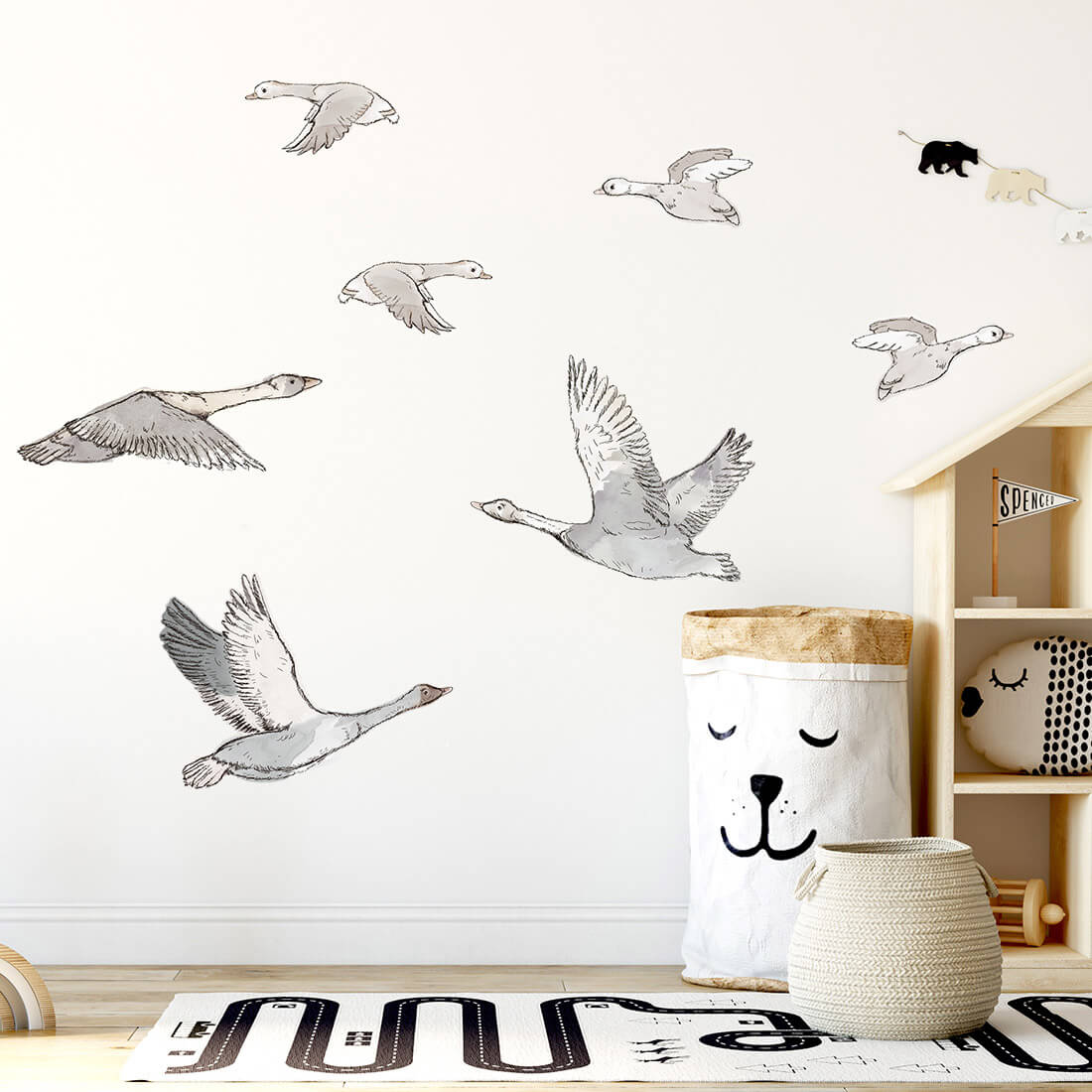 PASTEL LOVE XL Wall Tattoo/Sticker Dinosaur I 8-piece