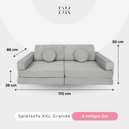 Design4Kids XXL Spielsofa Cord Grande
