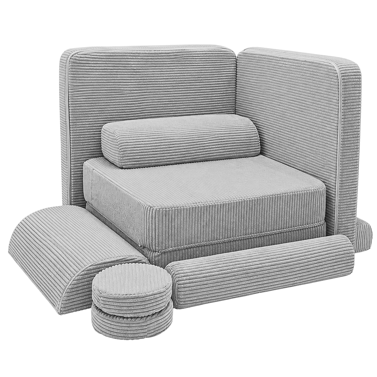 Design4Kids Spielsofa Jewel Cord Puero Smart