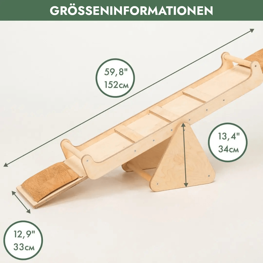 Goodevas Holz-Wippe für Kleinkinder