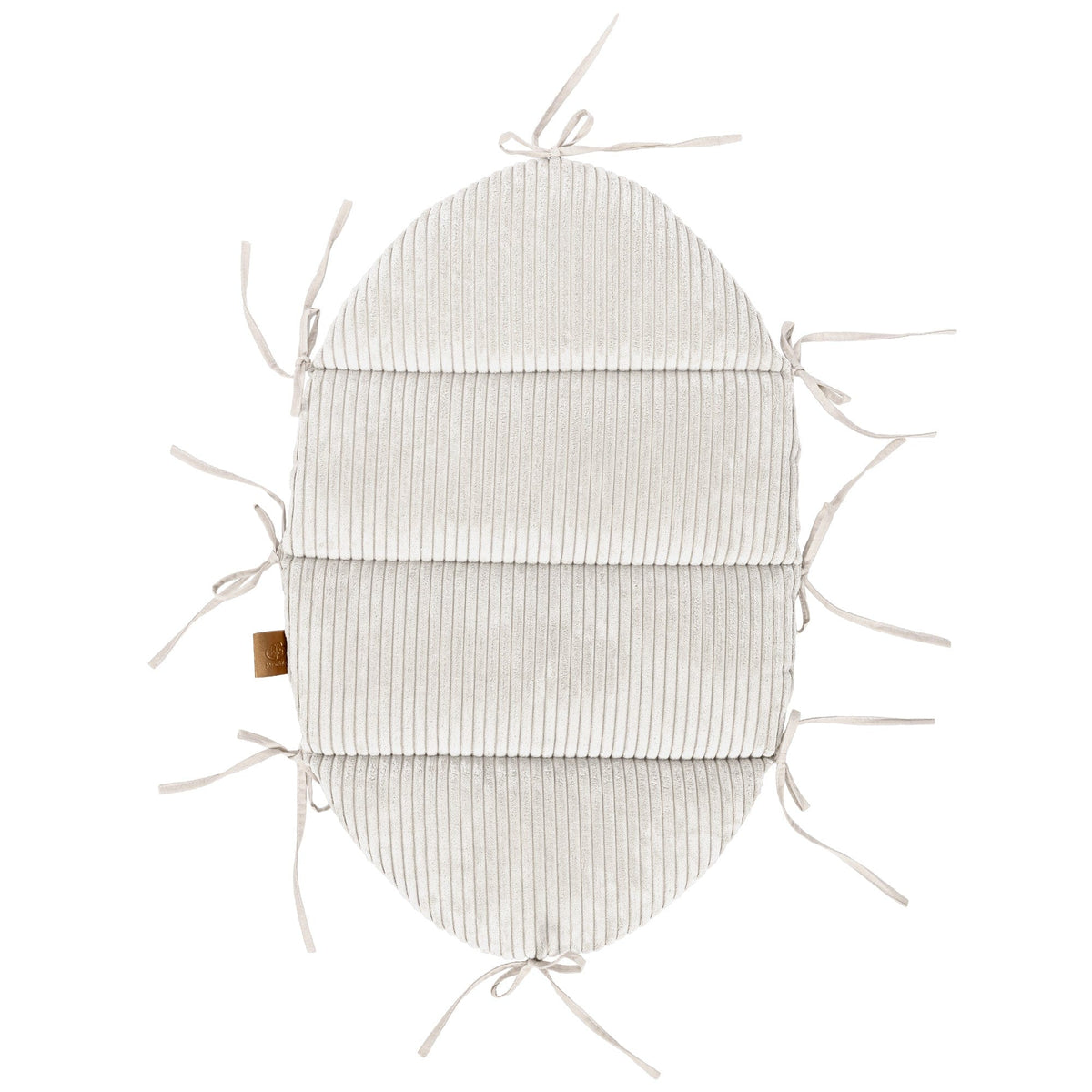 MeowBaby Babynestchen Ästhetik Cord mit geflochtener Bettschlange - Classic Cord Edition