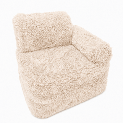 MeowBaby Kindersessel 3-in-1 - faltbare Kindercouch &amp; Spielmatratze - Mammoth Edition