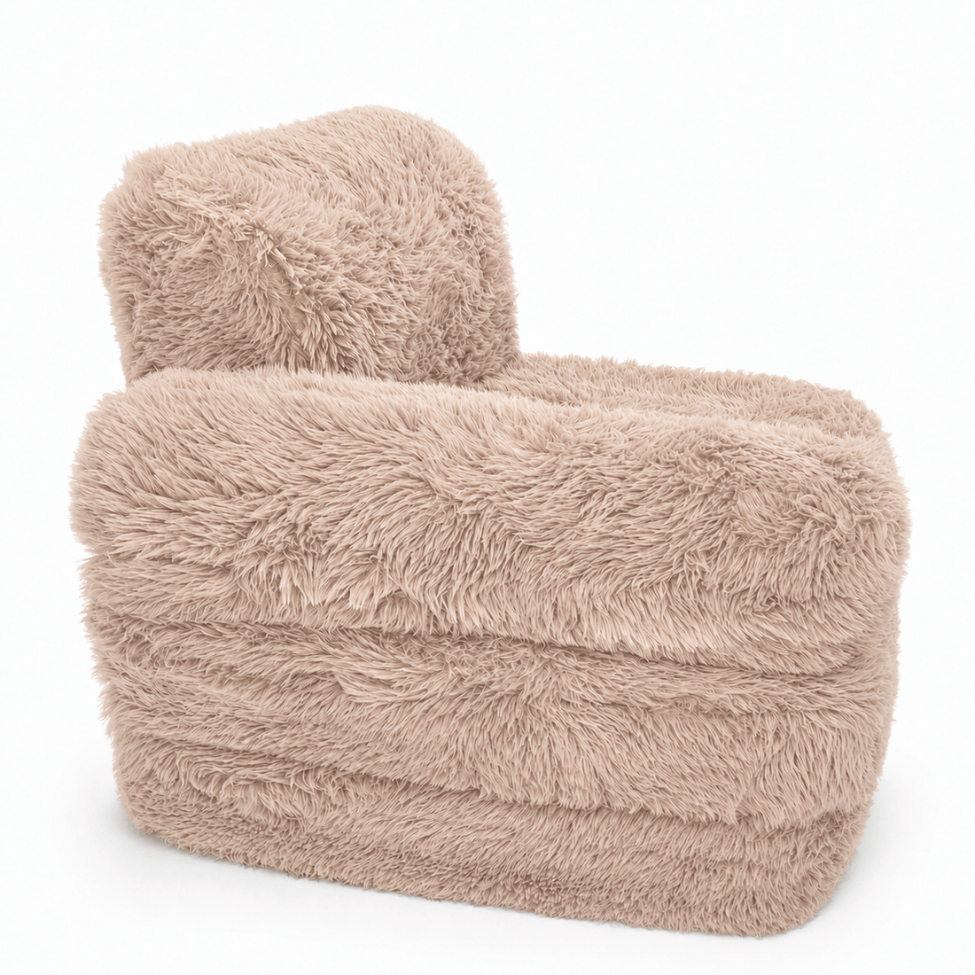 MeowBaby Kindersessel 3-in-1 - faltbare Kindercouch &amp; Spielmatratze - Mammoth Edition