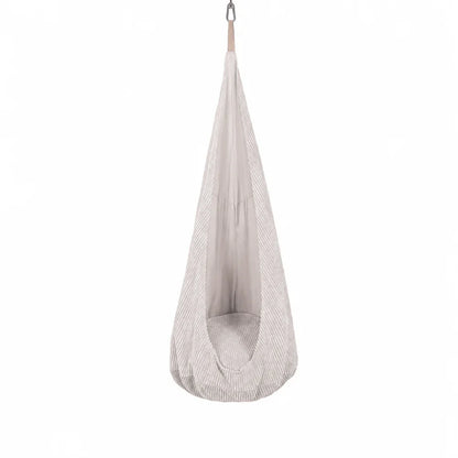 MeowBaby Hängesessel Cocoon Ästhetik Cord - Classic Cord Edition – Ecru/Beige