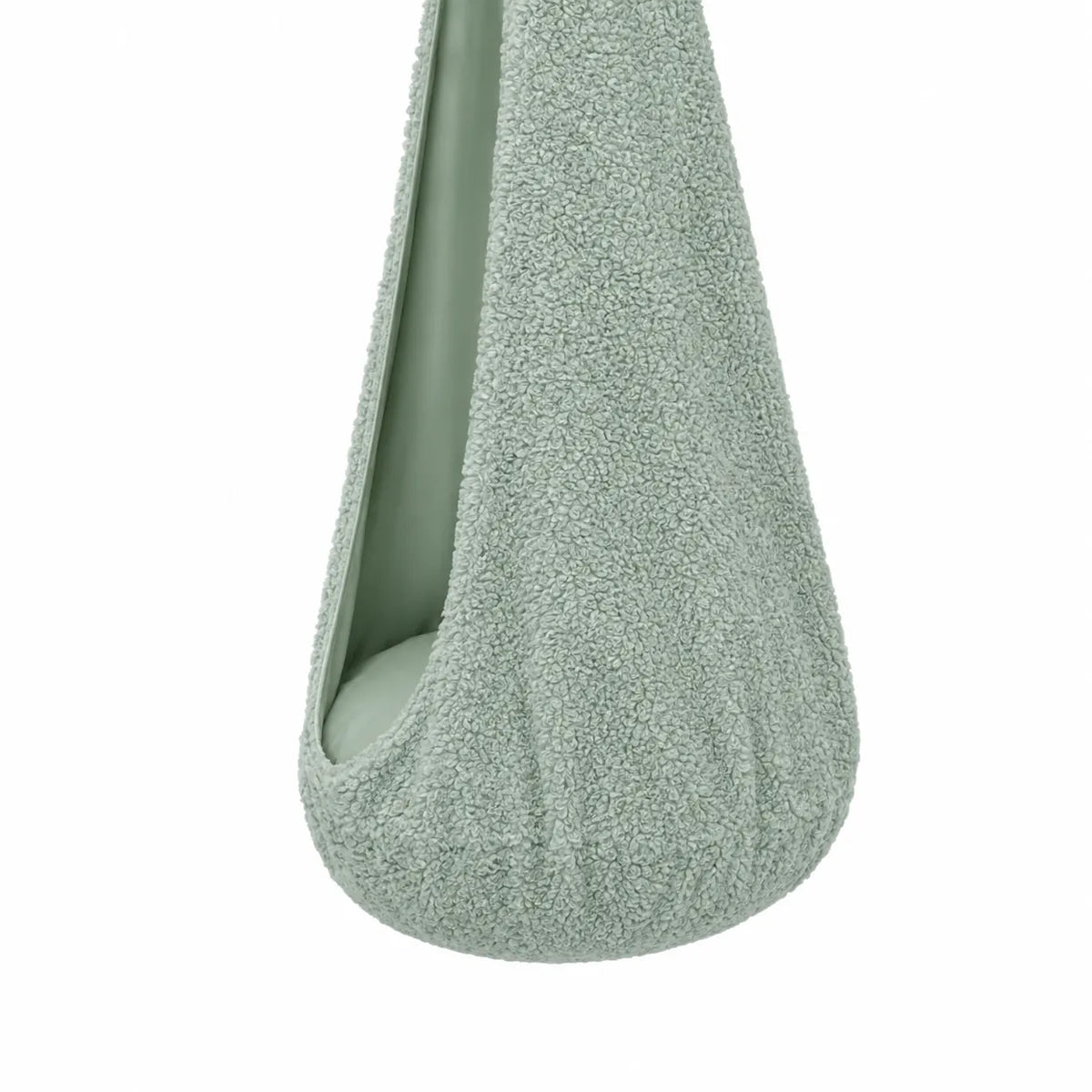 MeowBaby Hängesessel Cocoon Bouclé - cozy mint