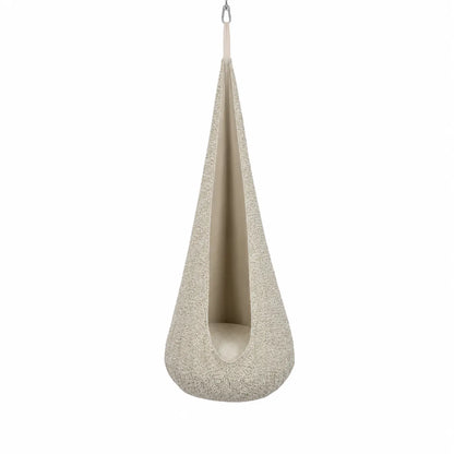 MeowBaby Hängesessel Cocoon Bouclé - ecru