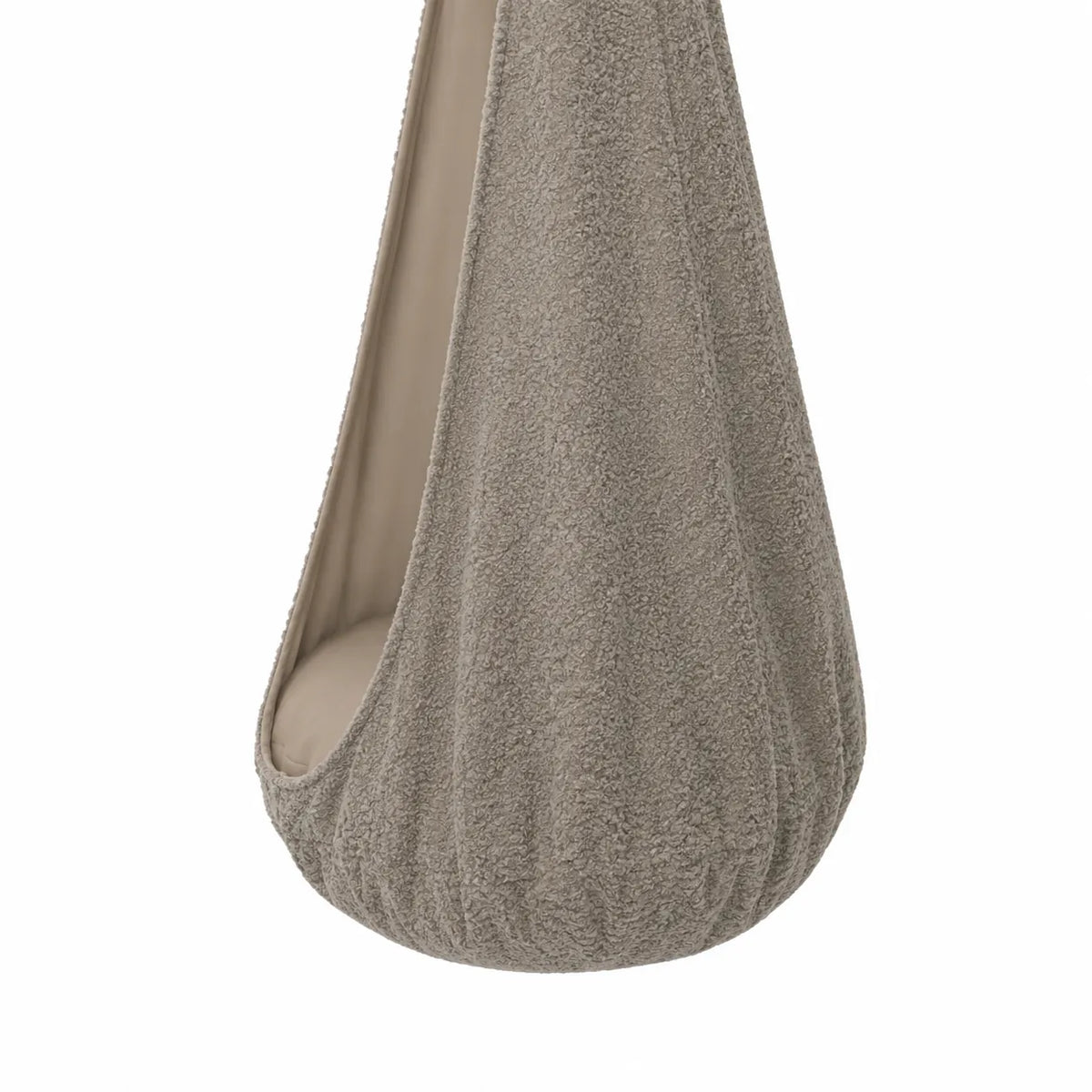 MeowBaby Hängesessel Cocoon Bouclé - taupe