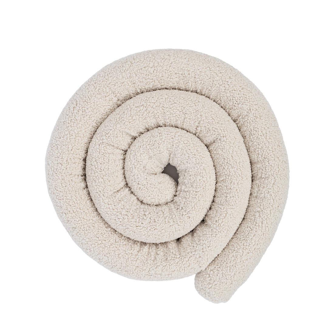 MeowBaby Bed Bumper Bearly, 1.5 m - beige/cream