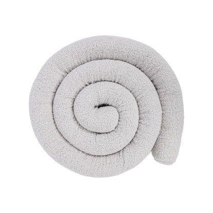 MeowBaby Bed Bumper Bearly, 1.5 m - beige/cream
