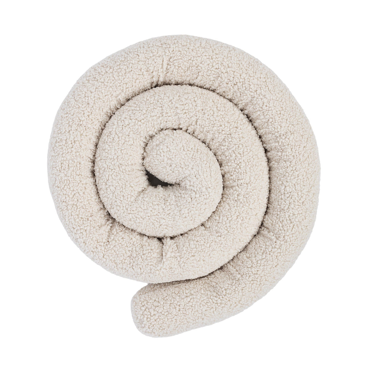 MeowBaby Bed Bumper Bearly, 1.5 m - beige/cream