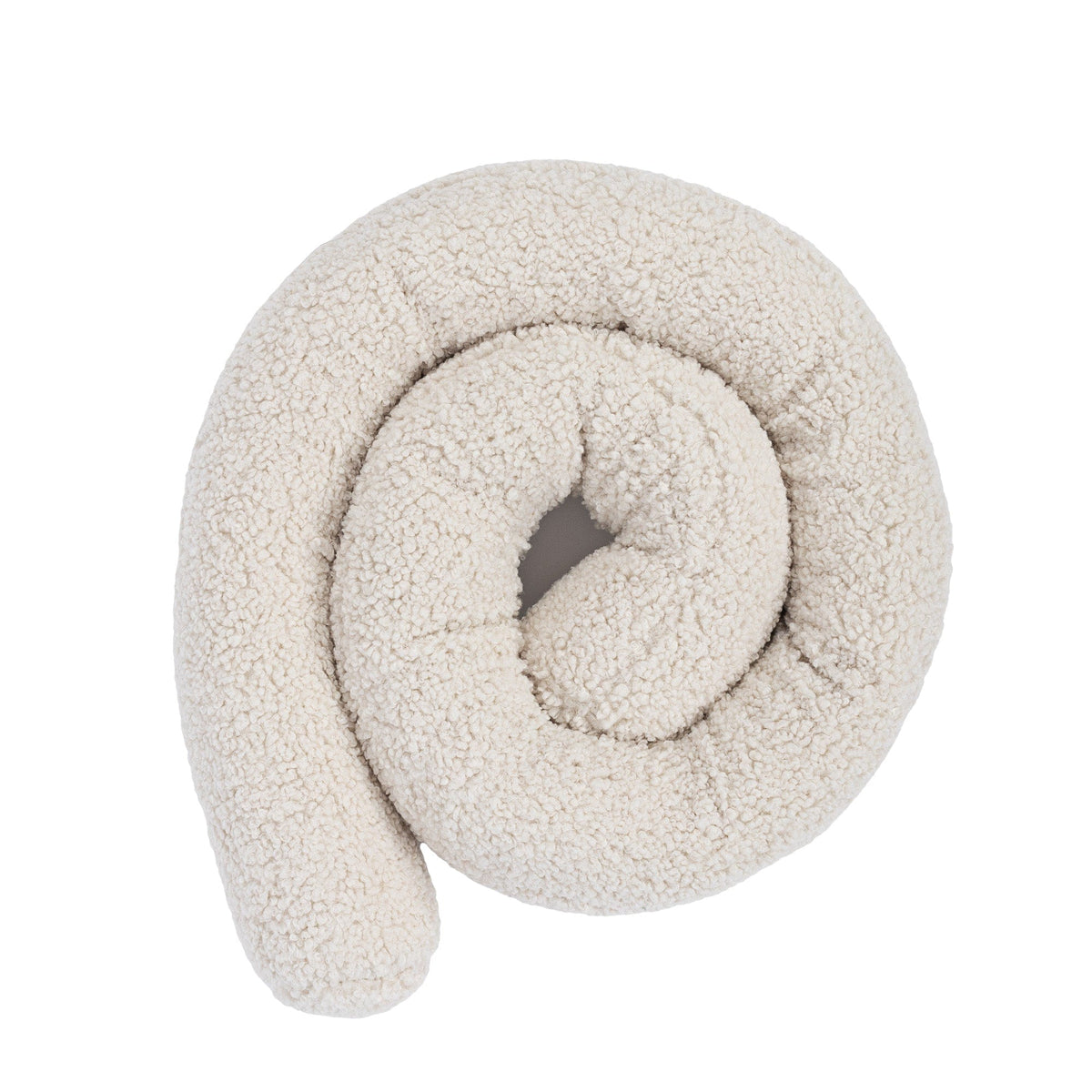 MeowBaby Bed Bumper Bearly, 1.5 m - beige/cream