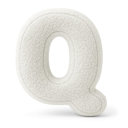 Meowbaby Alphabet Letter Pillow Off White | Bearly