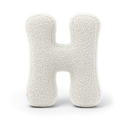 Meowbaby Alphabet Letter Pillow Off White | Bearly