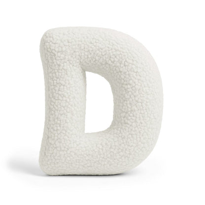 Meowbaby Alphabet Letter Pillow Off White | Bearly