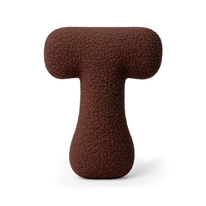 Meowbaby Alphabet Letter Pillow Dark Brown | Bearly