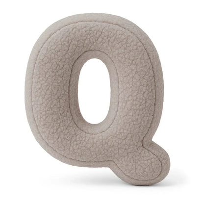Design4Kids Buchstaben-Kissen Teddy - taupe
