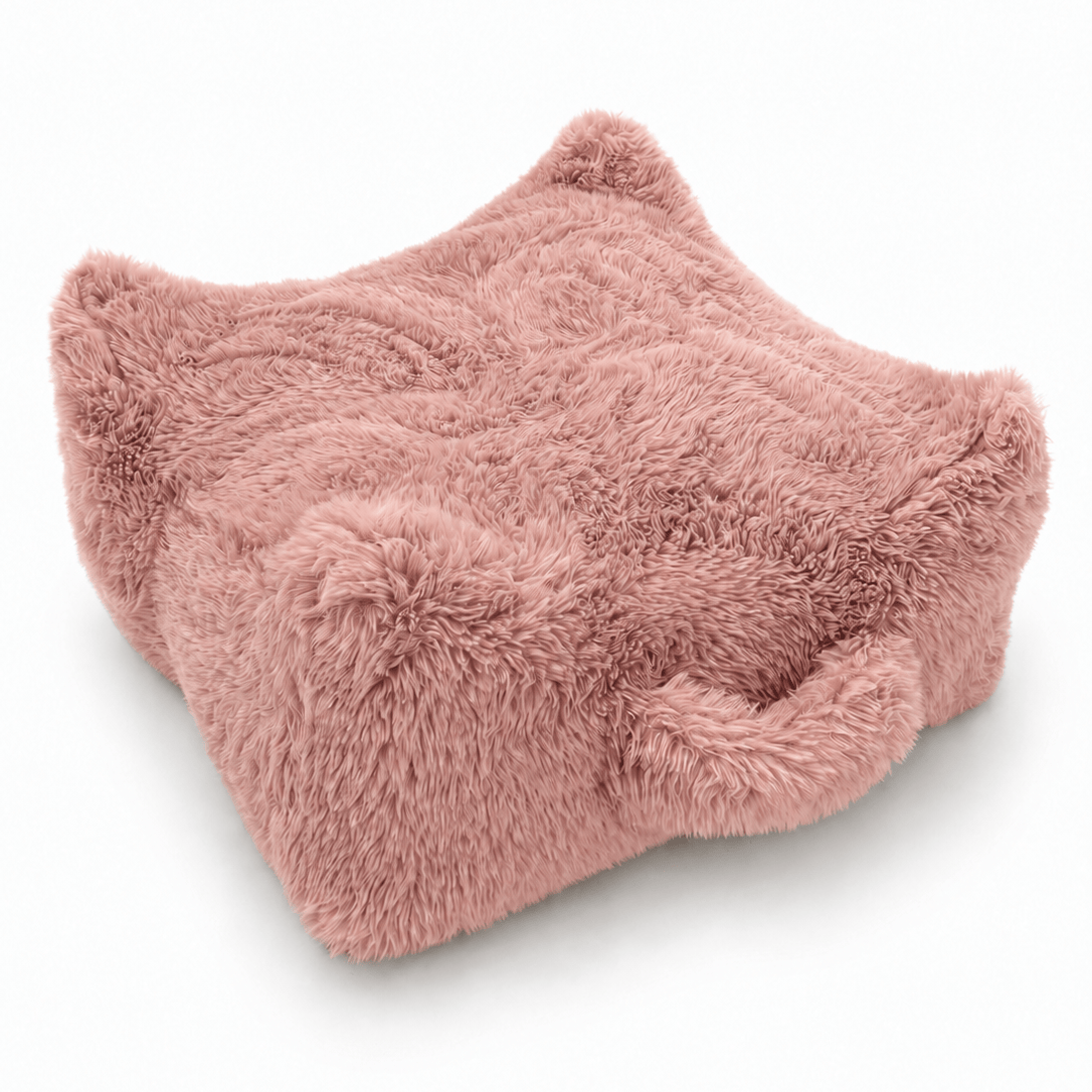 MeowBaby Sitzpouf für Kinder, quadratisch - Mammoth Edition