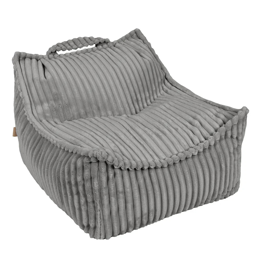 Design4Kids Kindersessel Jewel Plüsch-Cord eckig