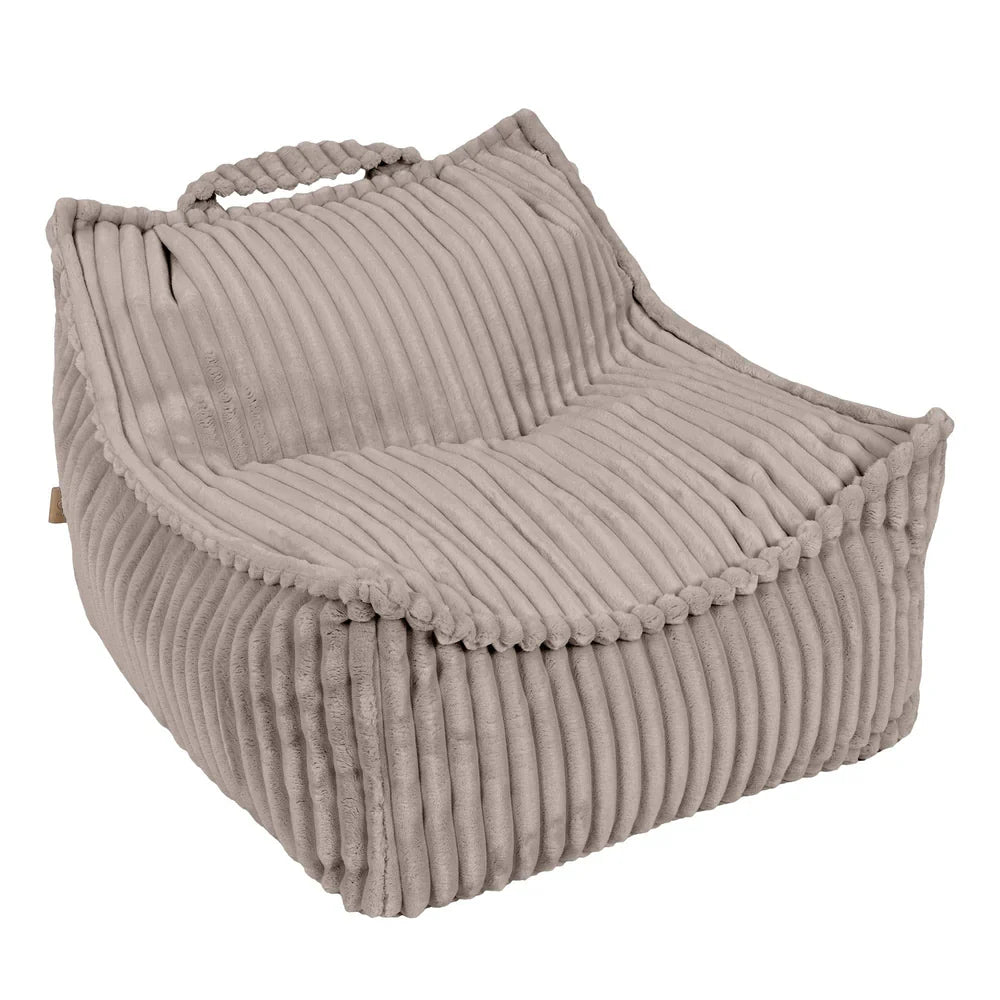 Design4Kids Kindersessel Jewel Plüsch-Cord eckig