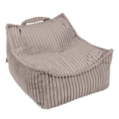 Design4Kids Kindersessel Jewel Plüsch-Cord eckig