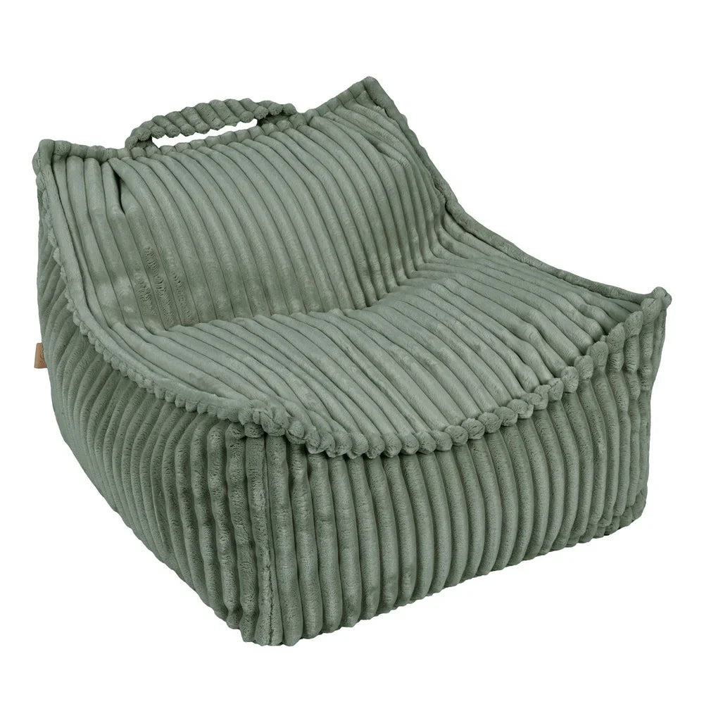 Design4Kids Kindersessel Jewel Plüsch-Cord eckig