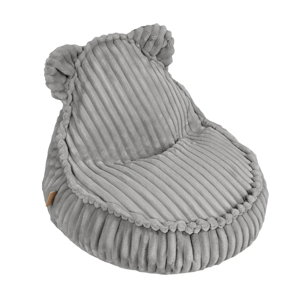 Design4Kids Kindersessel Jewel Plüsch-Cord im Bär-Design