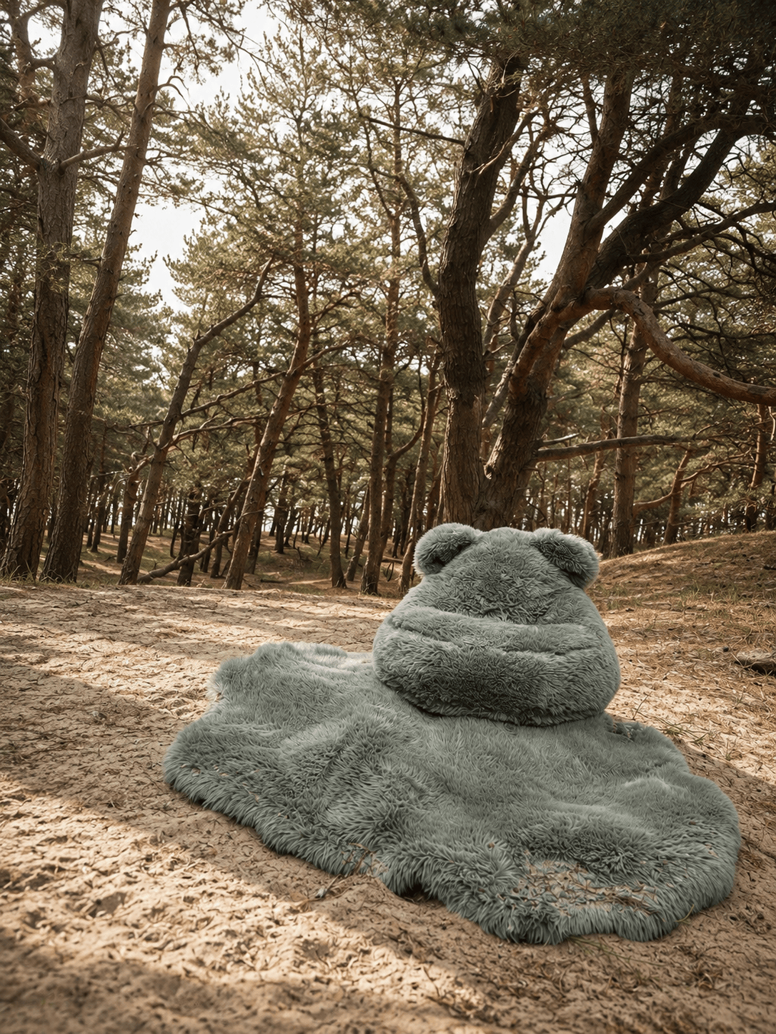 MeowBaby Kindersessel Bären-Sitzsack - Mammoth Edition
