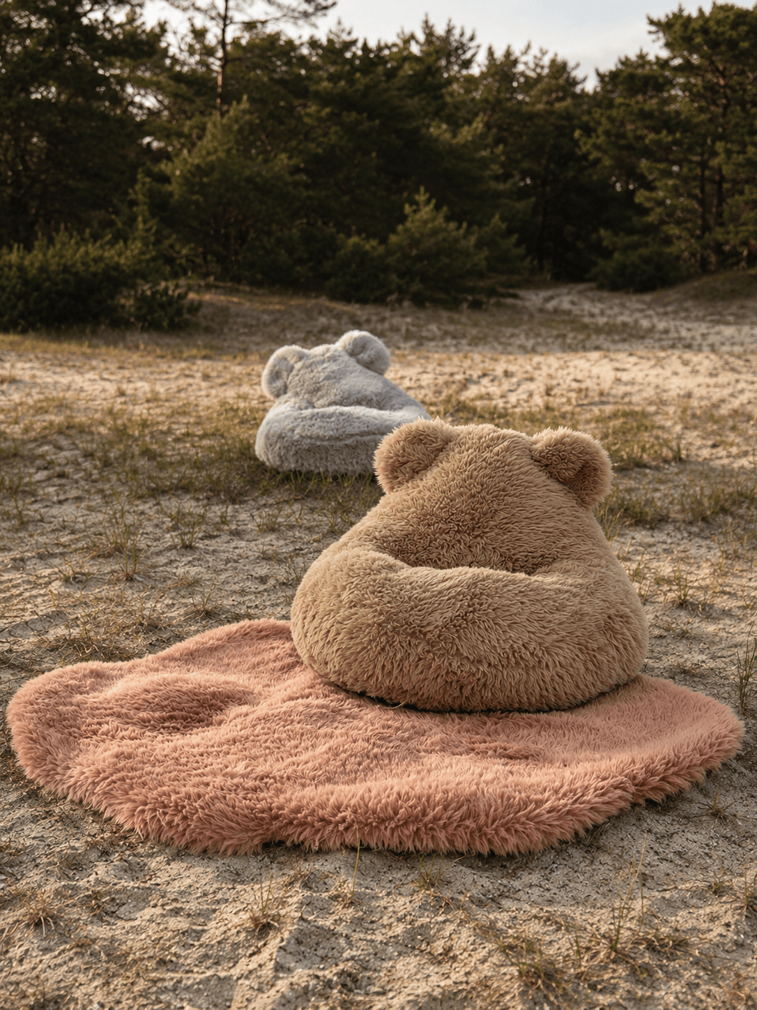 MeowBaby Kindersessel Bären-Sitzsack - Mammoth Edition