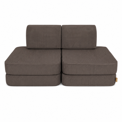 MeowBaby Play Sofa Mini Basic Cord Premium - beige