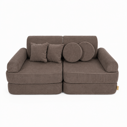 MeowBaby Play Sofa Mini Plus Cord Premium - Beige