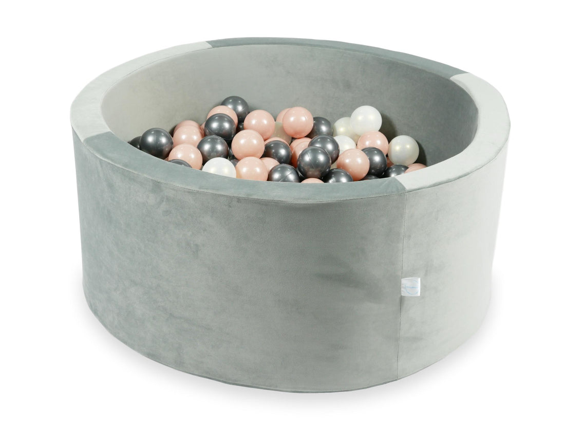 mimii-suchy-basen-90x40-velvet-szary-300-pilek-rozowe-zloto-metaliczny-grafit-opalizujacy-ve038
