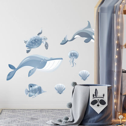 PASTEL LOVE XL Wall Tattoo/Sticker Dinosaur I 8-piece