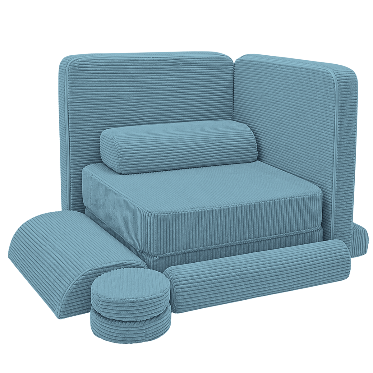 Design4Kids Spielsofa Jewel Cord Puero Smart